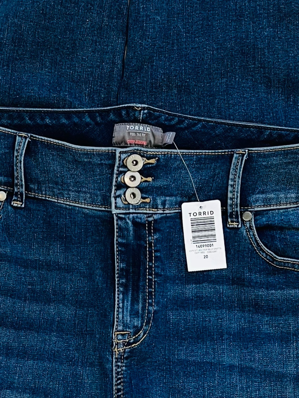 NWT Torrid Women’s High-Rise Crop Jegging Jeans Size 20 - Picture 5 of 8
